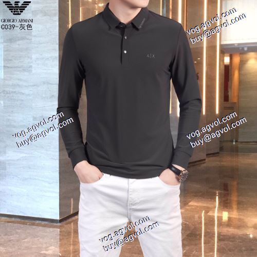  2020AW 2色可選アルマーニコピー激安  長袖 /ロングTシャツ オリジナル ARMANI偽物  耐久性のある 
