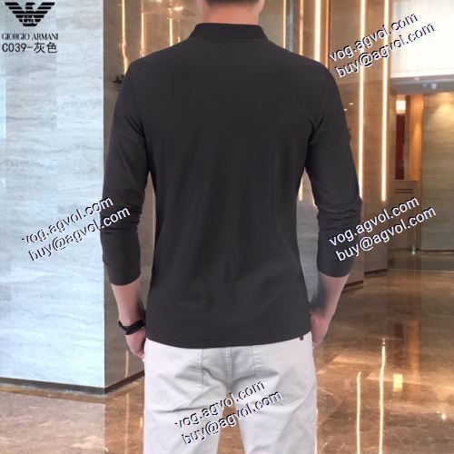  2020AW 2色可選アルマーニコピー激安  長袖 /ロングTシャツ オリジナル ARMANI偽物  耐久性のある 