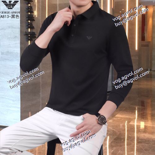   長袖 /ロングTシャツARMANI偽物代引 3色可選 個性的 人気新品★超特価★  2020AW アルマーニコピー