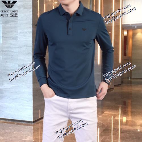   長袖 /ロングTシャツARMANI偽物代引 3色可選 個性的 人気新品★超特価★  2020AW アルマーニコピー