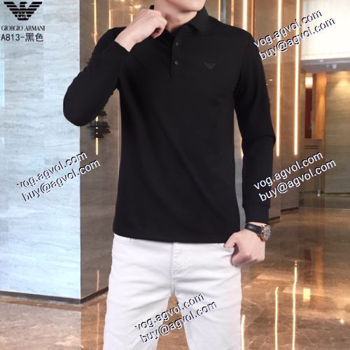   長袖 /ロングTシャツARMANI偽物代引 3色可選 個性的 人気新品★超特価★  2020AW アルマーニコピー