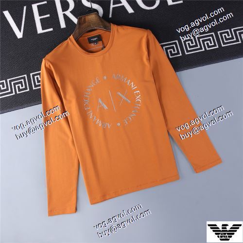  ARMANI偽物  派手 ：比较华丽的 3色可選  数に限りがある 長袖 /ロングTシャツ  2020AW アルマーニコピー