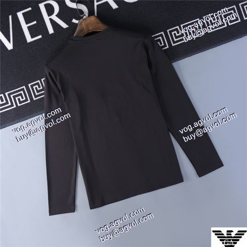 個性的なデザ  2020AW アルマーニコピー 3色可選 ファション性の高い 長袖 /ロングTシャツARMANI偽物