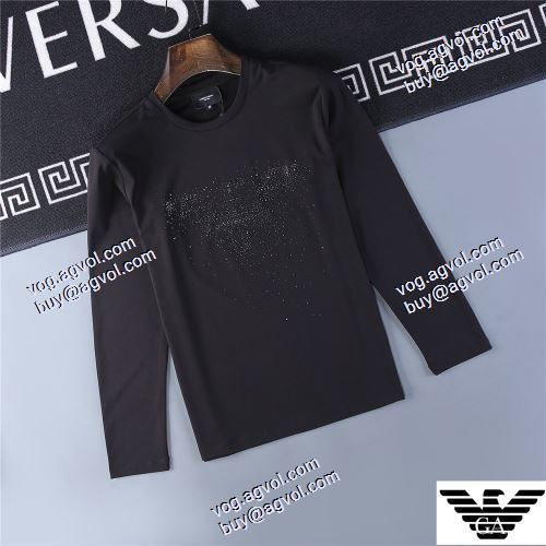  高級感ある 3色可選 アルマーニコピー激安 長袖 /ロングTシャツARMANI偽物  大好評  2020AW 