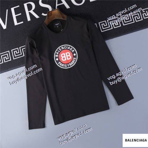  上品上質 3色可選 2020AWバーバリーコピー激安  長袖 /ロングTシャツ BALENCIAGA偽物  サイズ豊富