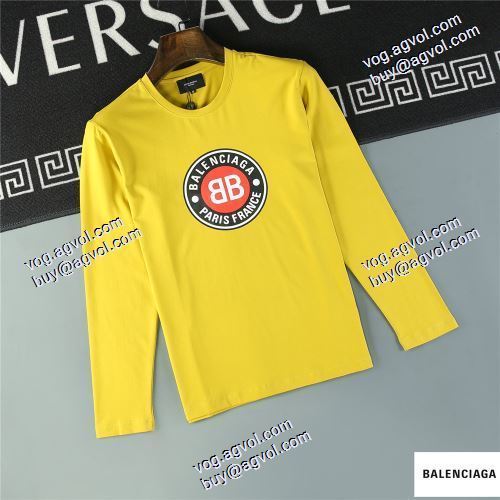  上品上質 3色可選 2020AWバーバリーコピー激安  長袖 /ロングTシャツ BALENCIAGA偽物  サイズ豊富