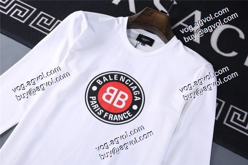  上品上質 3色可選 2020AWバーバリーコピー激安  長袖 /ロングTシャツ BALENCIAGA偽物  サイズ豊富