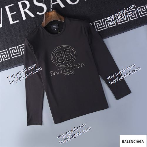  2020AWバーバリーコピー激安 魅力ファッション 3色可選長袖 /ロングTシャツ BALENCIAGA偽物  耐久性のある XXX