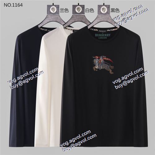   2020AW バレンシアガコピー代引 3色可選 スタイリッシュな印象 長袖 /ロングTシャツ BURBERRY偽物  ポップ 