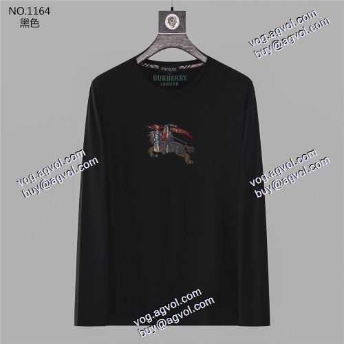   2020AW バレンシアガコピー代引 3色可選 スタイリッシュな印象 長袖 /ロングTシャツ BURBERRY偽物  ポップ  