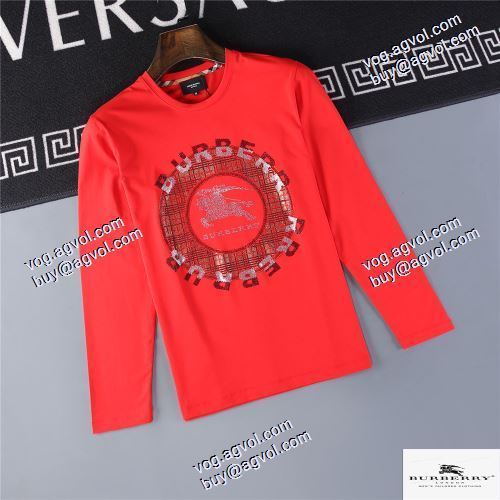 高級感ある 2色可選 BURBERRY偽物 ファション性の高い 長袖 /ロングTシャツ  2020AW バレンシアガコピー代引 