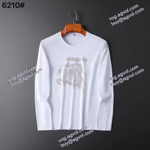  2020AW バレンシアガコピー代引 2色可選 長袖 /ロングTシャツ海外セレブ愛用 BURBERRY偽物  極上の着心地