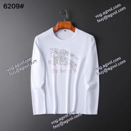   耐久性のある  2020AW バレンシアガコピー代引 2色可選 長袖 /ロングTシャツ 人気 ランキング BURBERRY偽物 