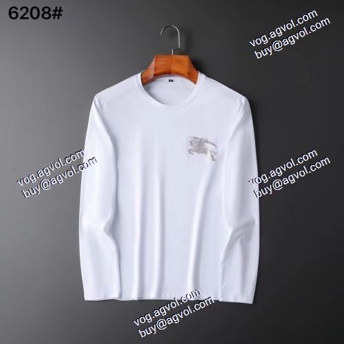  BURBERRY激安偽物 落ち着いた感覚 2色可選 長袖 /ロングTシャツ   セール中  2020AW バレンシアガコピー代引