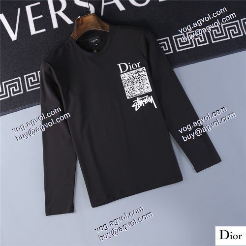  今買い◎得  DIORコピー偽物 2020AW ディオールコピー激安 長袖 /ロングTシャツ 3色可選 ファッション 人気  