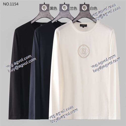  上品上質 3色可選 FENDIコピー代引 2020AW フェンディコピー  長袖 /ロングTシャツ 選べる極上 