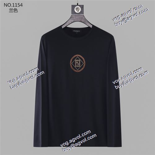  上品上質 3色可選 FENDIコピー代引 2020AW フェンディコピー  長袖 /ロングTシャツ 選べる極上 