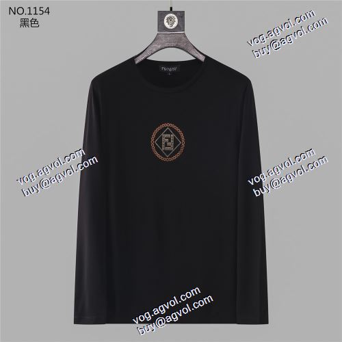  上品上質 3色可選 FENDIコピー代引 2020AW フェンディコピー  長袖 /ロングTシャツ 選べる極上 