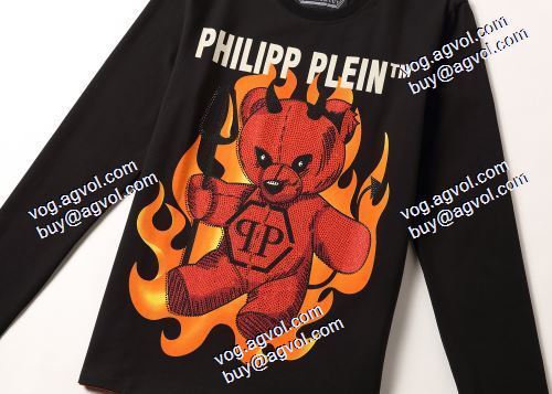  2色可選 PHILIPP PLEIN偽物  高品質 人気  2020AW フィリッププレインコピー 個性的なデザ長袖 /ロングTシャツ