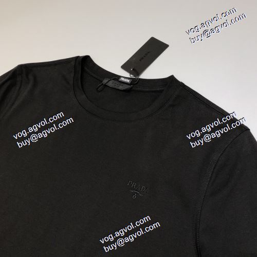  海外セレブ愛用 2色可選 高級感ある 2022AW  PRADAコピー代引 長袖 /ロングTシャツ プラダコピー偽物