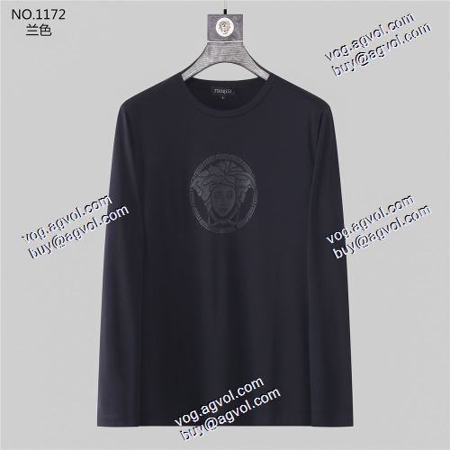  ヴェルサーチコピー コスパ 長袖 /ロングTシャツ 最高のプライス サイズ豊富 3色可選 先行販売 2020AW VERSACEコピー激安  