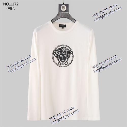  ヴェルサーチコピー コスパ 長袖 /ロングTシャツ 最高のプライス サイズ豊富 3色可選 先行販売 2020AW VERSACEコピー激安  