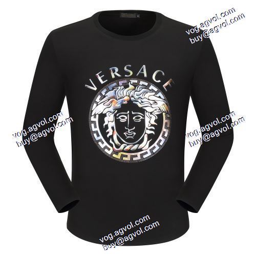  存在感のある 2色可選長袖 /ロングTシャツ 人気ブランド ヴェルサーチコピー  高品質 人気  2020AW VERSACEコピー激安 