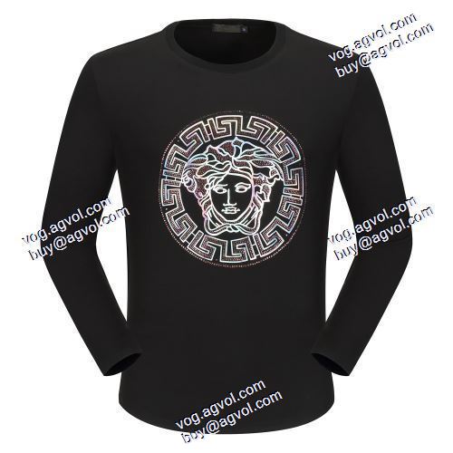  ヴェルサーチコピー  人気商品登場  2020AW VERSACEコピー激安 2色可選 長袖 /ロングTシャツ 個性的なデザ 