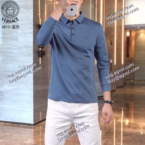  3色可選 人気新品★超特価★  長袖 /ロングTシャツ オリジナル  2020AW VERSACEコピー激安 ヴェルサーチコピー 