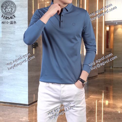  3色可選 人気新品★超特価★  長袖 /ロングTシャツ オリジナル  2020AW VERSACEコピー激安 ヴェルサーチコピー 