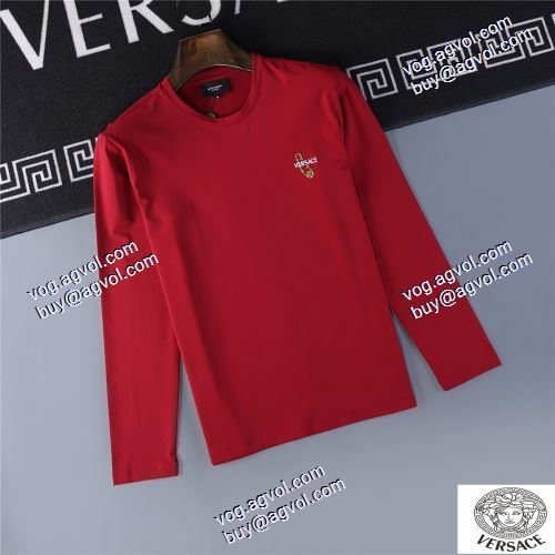 大絶賛の履き心地! 3色可選 ヴェルサーチコピー 長袖 /ロングTシャツ 今買い◎得  2020AW VERSACEコピー激安 
