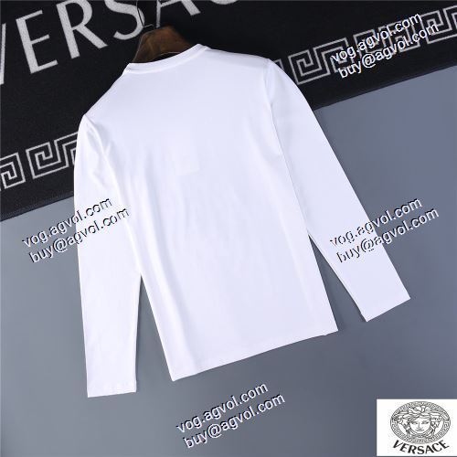  大絶賛の履き心地! 3色可選 ヴェルサーチコピー 長袖 /ロングTシャツ 今買い◎得  2020AW VERSACEコピー激安 