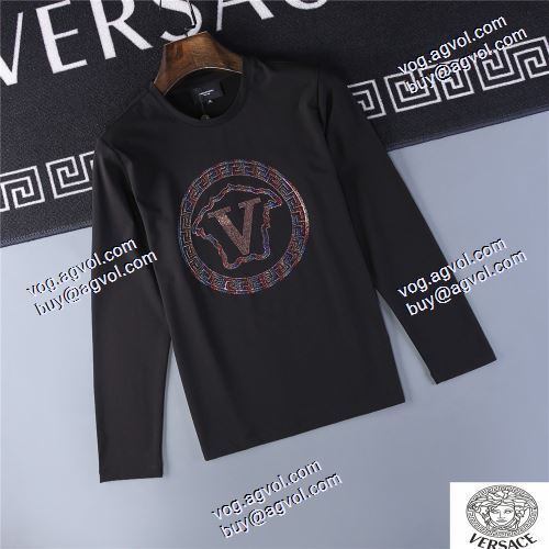  ポップ 2020AW VERSACEコピー激安  ファション性の高い 2色可選 ヴェルサーチコピー 長袖 /ロングTシャツ  