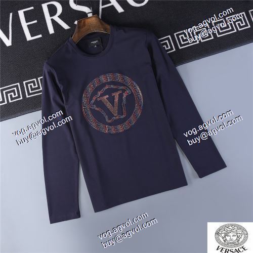 ポップ 2020AW VERSACEコピー激安  ファション性の高い 2色可選 ヴェルサーチコピー 長袖 /ロングTシャツ  