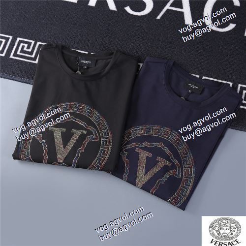  ポップ 2020AW VERSACEコピー激安  ファション性の高い 2色可選 ヴェルサーチコピー 長袖 /ロングTシャツ  