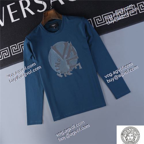  耐久性のある 3色可選 2020AW VERSACEコピー激安 ヴェルサーチコピー 長袖 /ロングTシャツ 上品上質   
