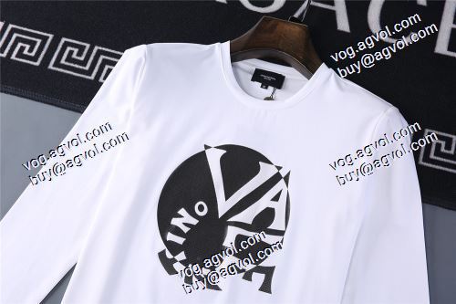  耐久性のある 3色可選 2020AW VERSACEコピー激安 ヴェルサーチコピー 長袖 /ロングTシャツ 上品上質   