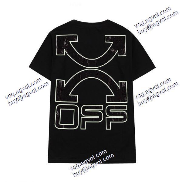 大絶賛の履き心地!  2色可選 2020秋冬 Off-White オフホワイトブランドスーパーコピー 半袖Tシャツ 