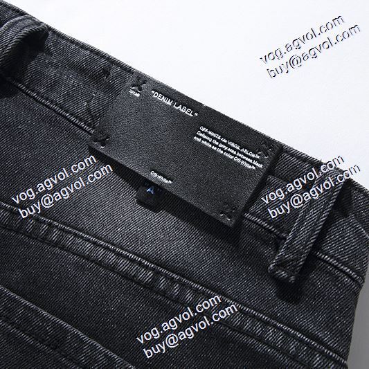 着心地抜群 2020秋冬 デニムパンツ Off-White オフホワイトコピーブランド