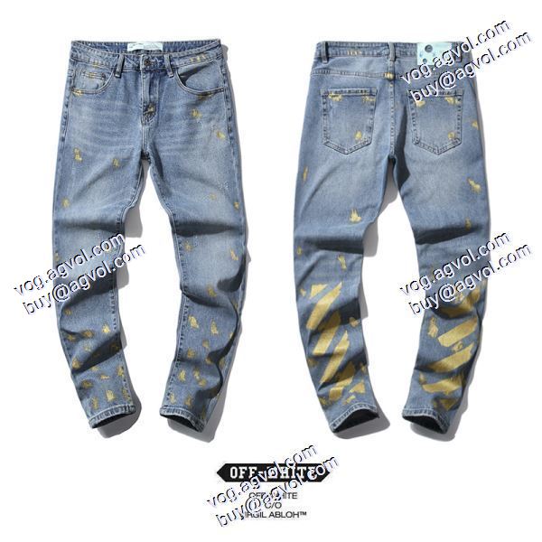 大絶賛の履き心地! 2020秋冬 Off-White オフホワイトスーパーコピー デニムパンツ