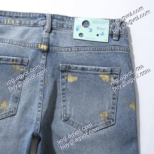 大絶賛の履き心地! 2020秋冬 Off-White オフホワイトスーパーコピー デニムパンツ