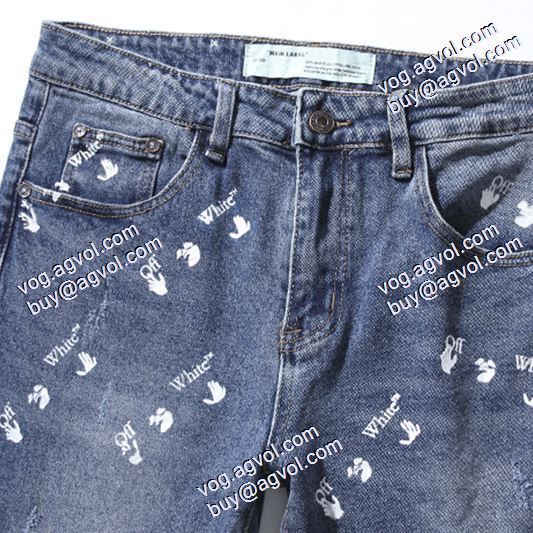 2020秋冬  Off-White オフホワイトブランド コピー デニムパンツ 存在感のある 