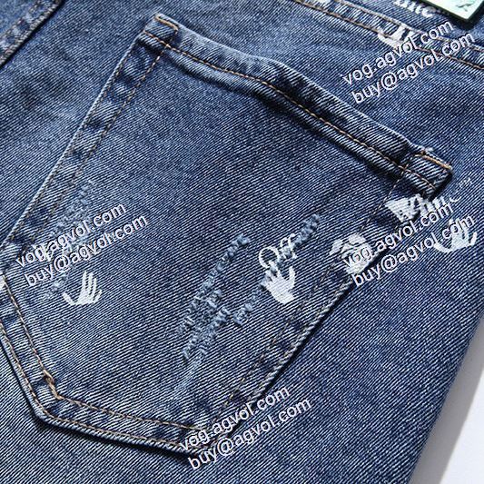 2020秋冬  Off-White オフホワイトブランド コピー デニムパンツ 存在感のある 