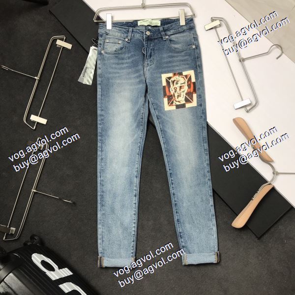 一味違うデニム 2020秋冬 デニムパンツ Off-White オフホワイト偽物ブランド 