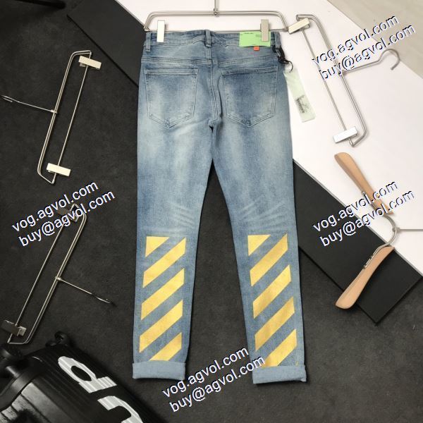 一味違うデニム 2020秋冬 デニムパンツ Off-White オフホワイト偽物ブランド 