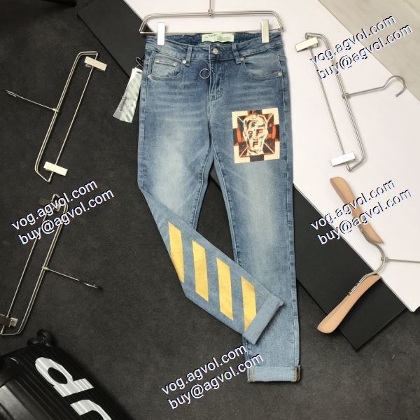 一味違うデニム 2020秋冬 デニムパンツ Off-White オフホワイト偽物ブランド 