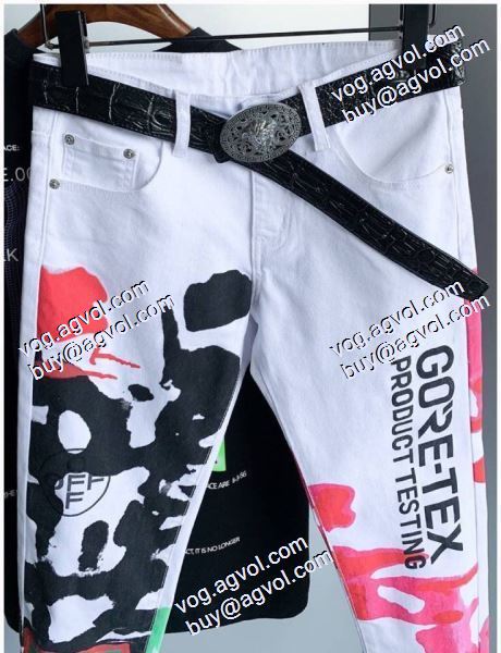 2020秋冬 Off-White オフホワイトスーパーコピー デニムパンツ スタイルアップ効果 