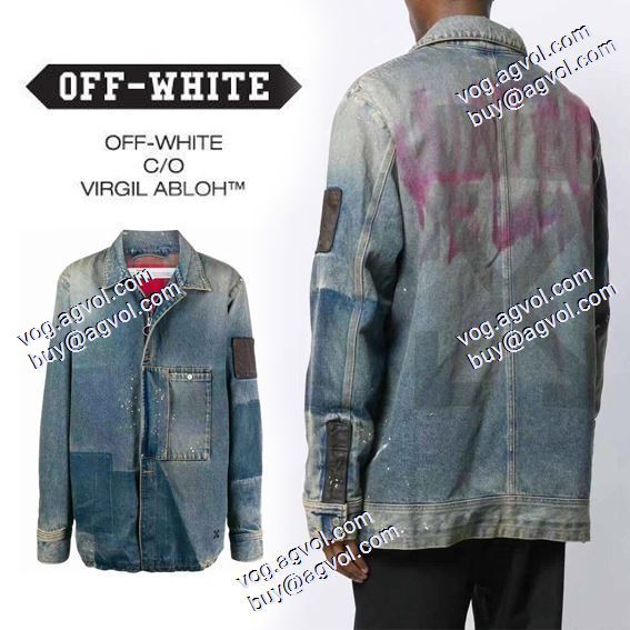 デニムジャケット 2色可選 2020秋冬 落ち着いた感覚 Off-White オフホワイトコピーブランド