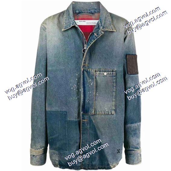 デニムジャケット 2色可選 2020秋冬 落ち着いた感覚 Off-White オフホワイトコピーブランド