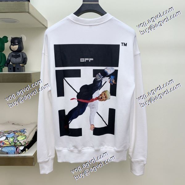 人気販売中 2色可選 2020秋冬 Off-White オフホワイト偽物ブランド プルオーバーパーカー